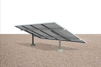 Estrutura de Fixação para Painel Solar em Solo
